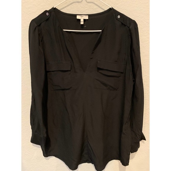 Joie Black Silk Marlo Blouse (S) - Picture 7 of 7